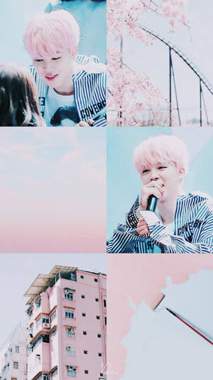 Bts Aesthetic Jimin Pink Hair Wallpaper