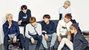 Bts - An Award-winning K-pop Group Wallpaper
