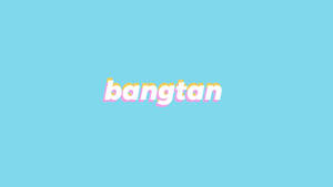 Bts Bangtan On Blue Laptop Wallpaper