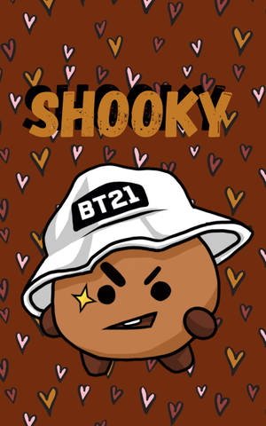 Bts Bt21 Shooky Art Wallpaper