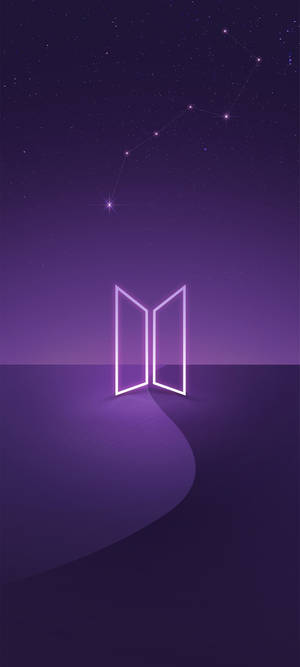 Bts Logo For Samsung S20 Fe Wallpaper