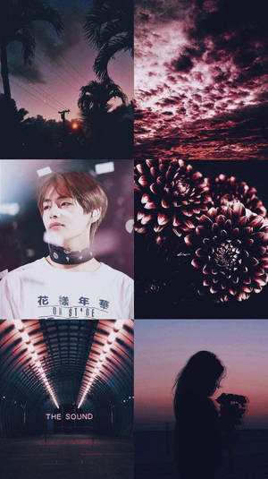 Bts Member V Twilight Aesthetic Wallpaper