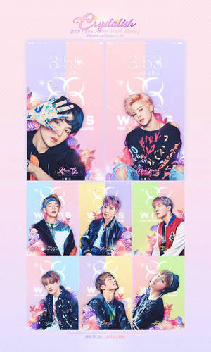 Bts Pink Wallpaper
