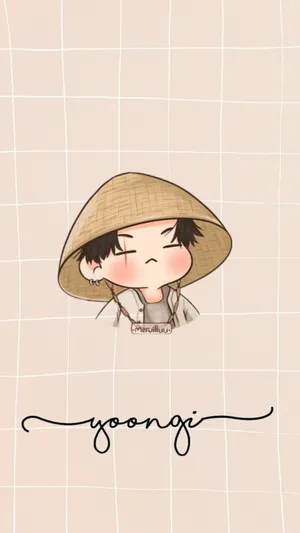 Bts Suga Cute Chibi Wallpaper
