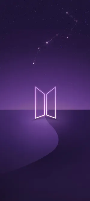 Bts Violet Logo Wallpaper