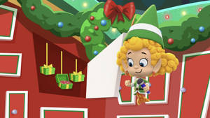 Bubble Guppies Christmas Elf Deema Wallpaper