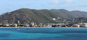 Buccaneer Beach In Sint Maarten Wallpaper