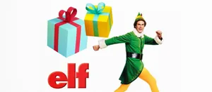 Buddy The Elf Prepping For Christmas Wallpaper