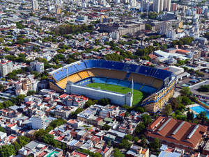 Buenos Aires Aerial La Bombonera Wallpaper