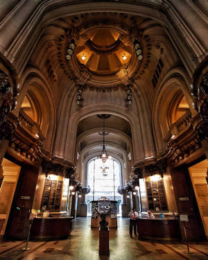 Buenos Aires Palacio Barolo Principal Hall Wallpaper