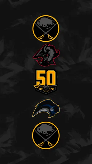 Buffalo Sabres Dark Gray Wallpaper