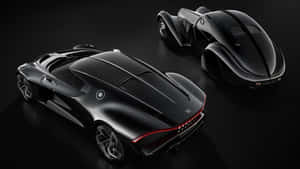 Bugatti Black Two Expensive Wallpaper