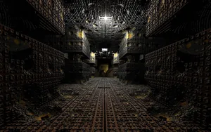 Building Hallway Fractals Wallpaper