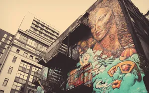 Building Wall Art Wallpaper