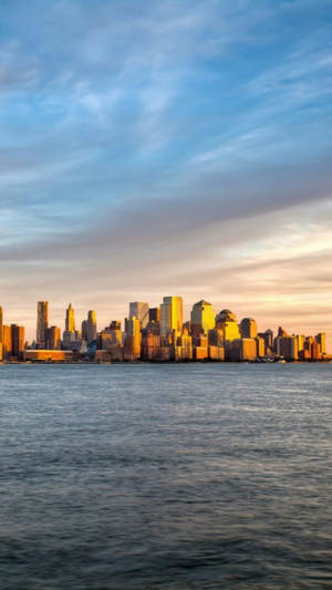 Buildings At Sunset Tumblr Iphone Wallpaper