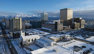 Buildings In Anchorage Wallpaper