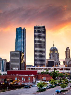 Buildings In Oklahoma City Daytime Wallpaper