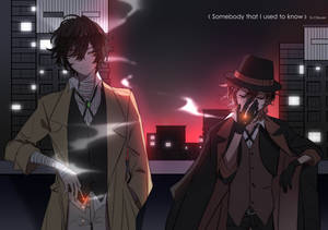 Bungo Stray Dogs Dazai And Nakahara Wallpaper