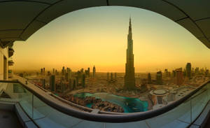 Burj Khalifa Gold Sunrise Wallpaper