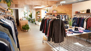 Business Clothing Fashion Shop Wallpaper