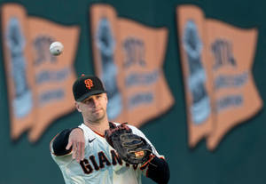 Buster Posey Ball Pitch Wallpaper
