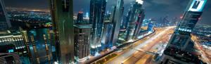 Busy City Linkedin Cover Wallpaper