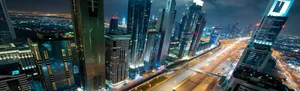 Busy City Linkedin Cover Wallpaper