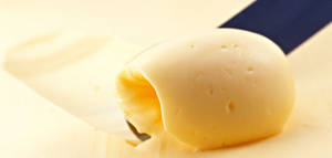 Butter Roll With Black Knife Wallpaper