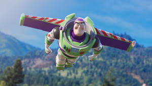 Buzz Lightyear Flying Wallpaper