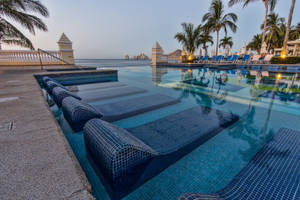 Cabo Verde Swimming Pool Wallpaper