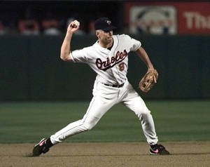 Cal Ripken Jr Throwing Stance Wallpaper