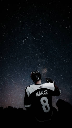 Cale Makar Night Sky Wallpaper