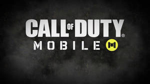 Call Of Duty Mobile Logo Black Background Wallpaper