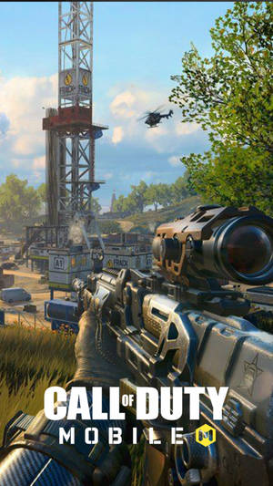 Call Of Duty Mobile Raid Pov Logo Wallpaper