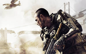 Call Of Duty Soldier And Aircrafts Wallpaper