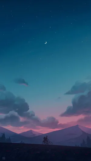 Calm Aesthetic Bike Wallpaper