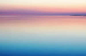 Calm Pastel Ocean Wallpaper