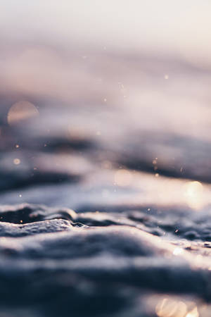 Calm Small Water Waves Wallpaper