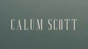 Calum Scott Name Banner Wallpaper