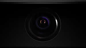 Camera Lens Closeup Black Background Wallpaper