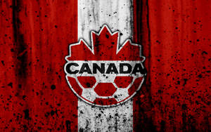 Canada National Football Team Grunge Logo Wallpaper