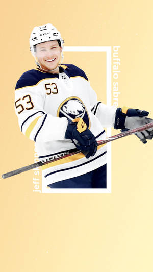 Canadian Nhl Player Jeff Skinner Digital Art Wallpaper