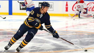 Canadian Nhl Player Jeff Skinner Game Against Canadiens Wallpaper