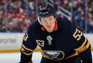 Canadian Nhl Player Jeff Skinner Medium Shot Wallpaper