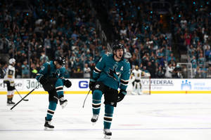 Canadian Professional Ice Hockey Center Logan Couture Alternate Captain Wallpaper