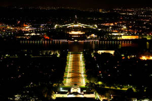 Canberra Parliament House Nighttime Photograph Wallpaper