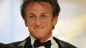 Candid Portrait Of Sean Penn, Renowned American Actor Wallpaper