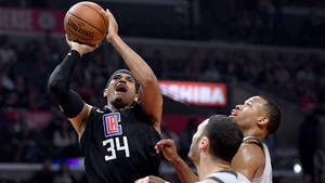 Candid Shot Los Angeles Clippers Tobias Harris Wallpaper