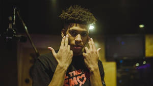 Candid Studio Shot Nle Choppa Wallpaper