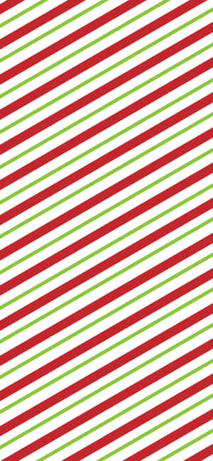 Candy Cane Red Christmas Iphone Wallpaper